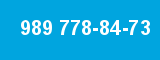 989 778-84-73 989 778-84-73